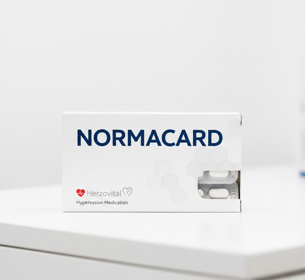 Normacard Kapseln zur Unterstützung eines gesunden Blutdrucks